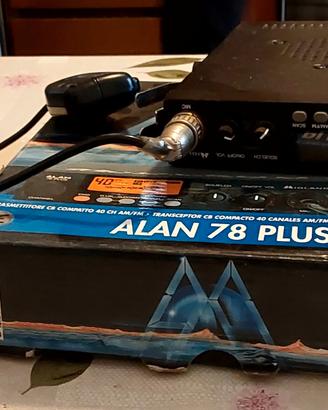 CB 40 Canali AM FM Transceiver Alan 78 plus