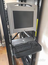 DELL PowerEdge RackConsole 15P +  switch 12+2Cavi