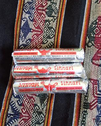 3 blister carboncini grandi per incensi o narghilè