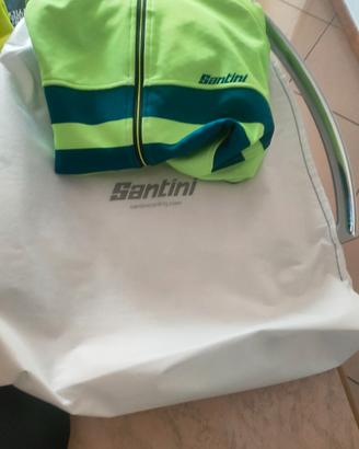 Completo bici Santini invernale