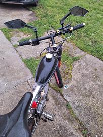 Bicicletta con motore a benzina 