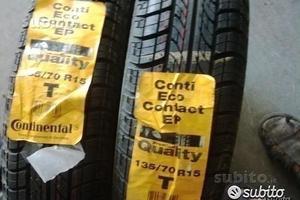 Coppia di gomme 135 70 15 continental