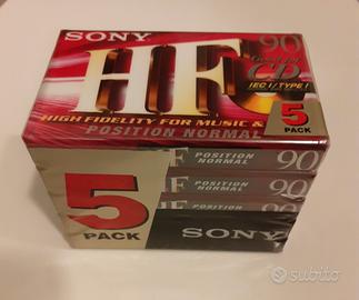 Musicassette vergini Sony hf vintage 
