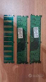💻Bundle 3x RAM DDR (2x256MB + 512MB) PC2700/3200