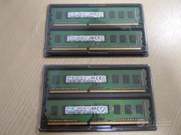 RAM SAMSUNG KIT 16 Gb (4x4Gb) DDR3-12800U -1600MHz