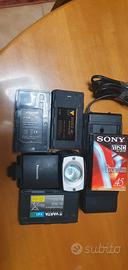 Batterie videocamera e caricabatterie