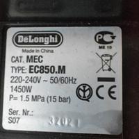 Ricambi De Longhi EC850.M