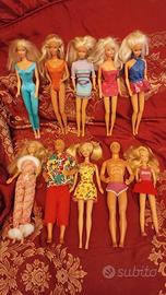 Lotto 10 Barbie anni 80-90