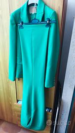 tailleur verde smeraldo 