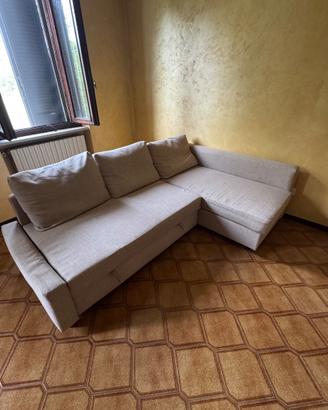 Divano letto angolare con contenitore IKEA FRIHETE