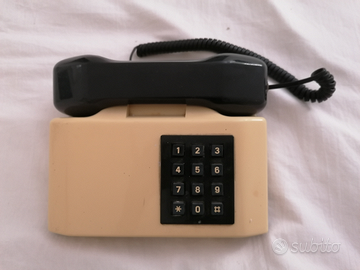 Telefono da tavolo Vintage Sip con cornetta e cavo
