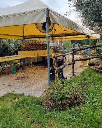 4 gazebo 6x6 ferro zincato 4 