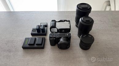 Sony ZV-E10 + Tamron 17-70 + 3 obiettivi + cage