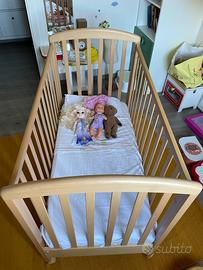 Lettino Foppapedretti - con materasso e cassetto