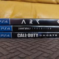 Giochi PS4:ARK, JURASSIC WORLD, CALL OF DUTY