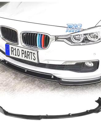 SPOILER LABBRO ANTERIORE BMW F30 F31 NERO LUCIDO