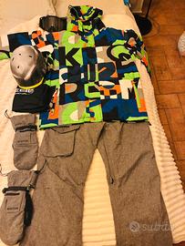 Snowboard abbigliamento completo