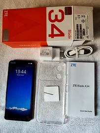 ZTE BLADE A34 con cover