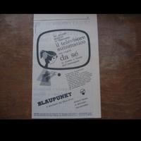 Pubblicità advertising blaupunkt tv bosch anni '60