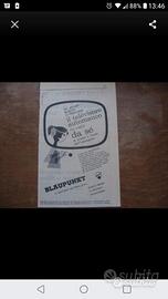 Pubblicità advertising blaupunkt tv bosch anni '60