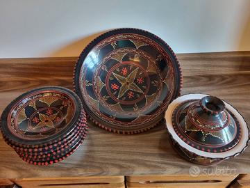 Set in terracotta Tunisina