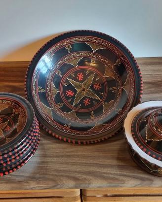 Set in terracotta Tunisina