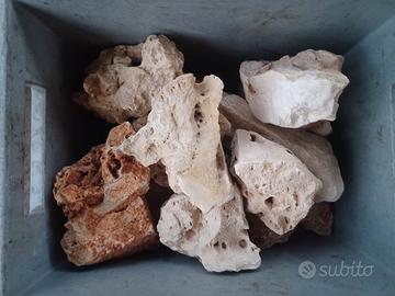 Rocce e sassi x acquario