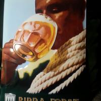 Insegna pubblicitaria birra FORST in lamierino