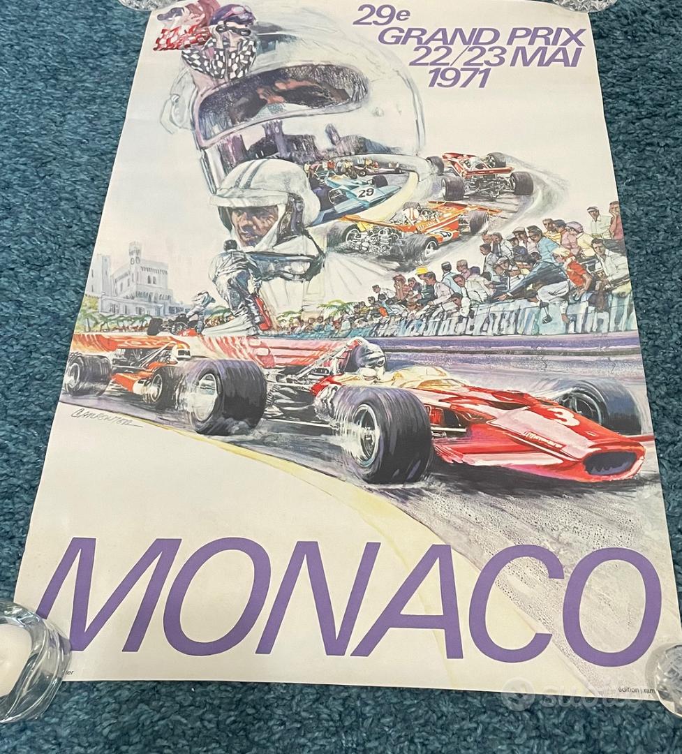 Monaco Grand Prix Affiche - Art Déco