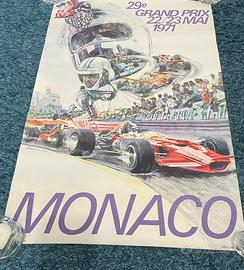 Formula 1 Poster Grandprix di Monaco 1971