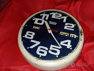 Orologio da parete Recal 2000 vintage Space Age


