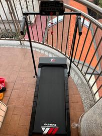 Tapis roulant salvaspazio elettrico 12 km/h max
