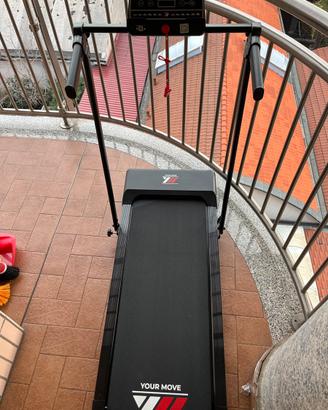 Tapis roulant salvaspazio elettrico 12 km/h max