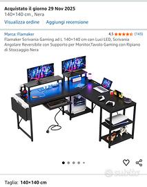 Scrivania angolare nuovissima 