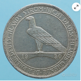 Germania Weimar, 3 Reichsmark 1930A (Spl.) argento