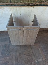 mobiletto e lavello