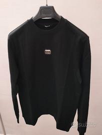 Felpa Balmain uomo logo metallico taglia M.