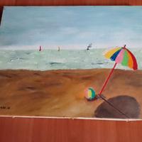 QUADRO SPIAGGIA DI MAGGIO