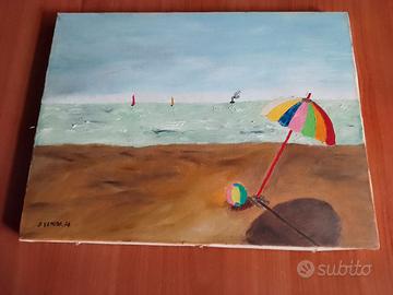 QUADRO SPIAGGIA DI MAGGIO