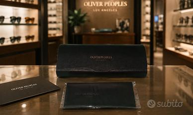 Custodia Originale Oliver Peoples con Panno Sigill