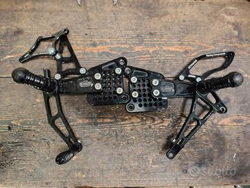 pedane regolabili Kawasaki zx10r 2011/2015