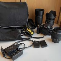 Nikon D60 obiettivi teleobiettivo - SET COMPLETO