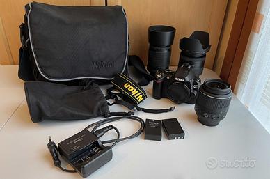 Nikon D60 obiettivi teleobiettivo - SET COMPLETO
