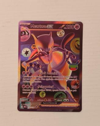 carta Pokémon Mewtwo ex 30anniversario 