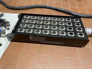 STAGE BOX PROAUDIO 24 IN - 8 OUT - 30Mt