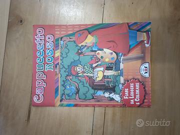 Cappuccetto Rosso - libro da leggere e colorare