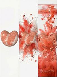 Sale Da bagno (x2) 100% naturale con Rose