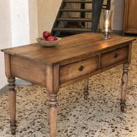Tavolo antico legno noce massello