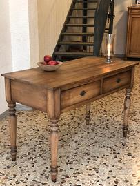 Tavolo antico legno noce massello