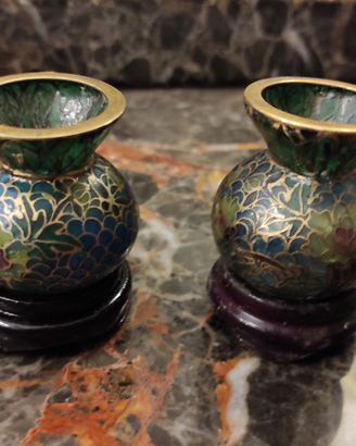 Vasi mignon cloisonne